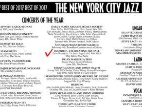 Inspired picked as a concert of the year by NYC Jazz Record Magazine